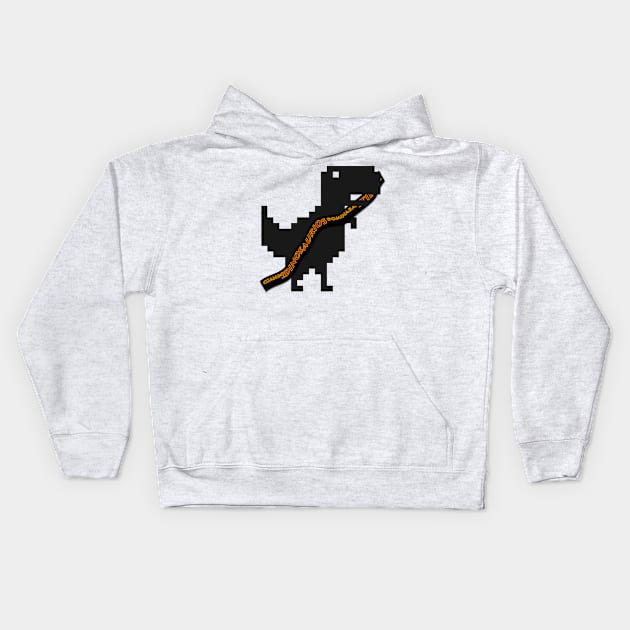 When Dinosaurs ruled the earth Kids Hoodie by CrawfordFlemingDesigns